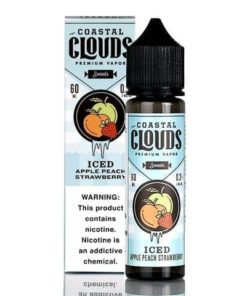 Coastal Clouds - Iced Apple Peach Strawberry 60mL