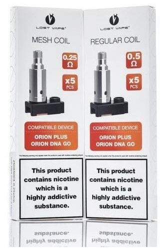Resistencias - Lost Vape - Orion Plus (5-Pack)