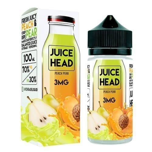 Juice Head - Peach Pear - 100ml | Vapelab