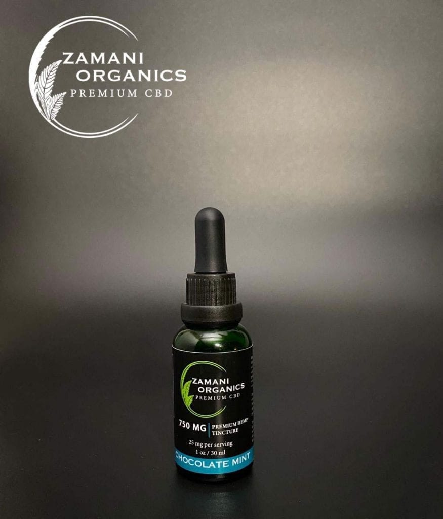 Zamani Organics - Tintura Sublingual - Chocolate Mint - 30ml