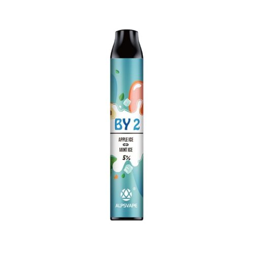 ALPSVAPE BY2- 5% Nicotina- 6ml (2000 Caladas)- Apple Ice- Mint Ice