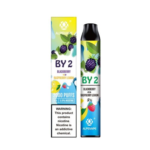 ALPSVAPE BY2- 5% Nicotina- 6ml (2000 Caladas)- Blackberry- Raspberry Lemon