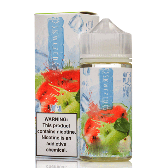 Skwezed - E-liquid 100mL - Watermelon Green Apple ICE | Vapelab