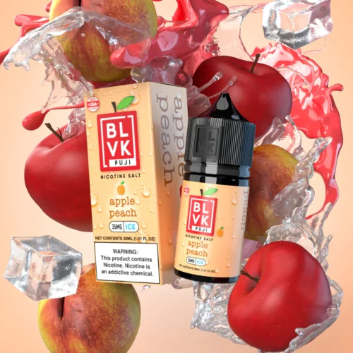 Blvk fuji apple peach ice