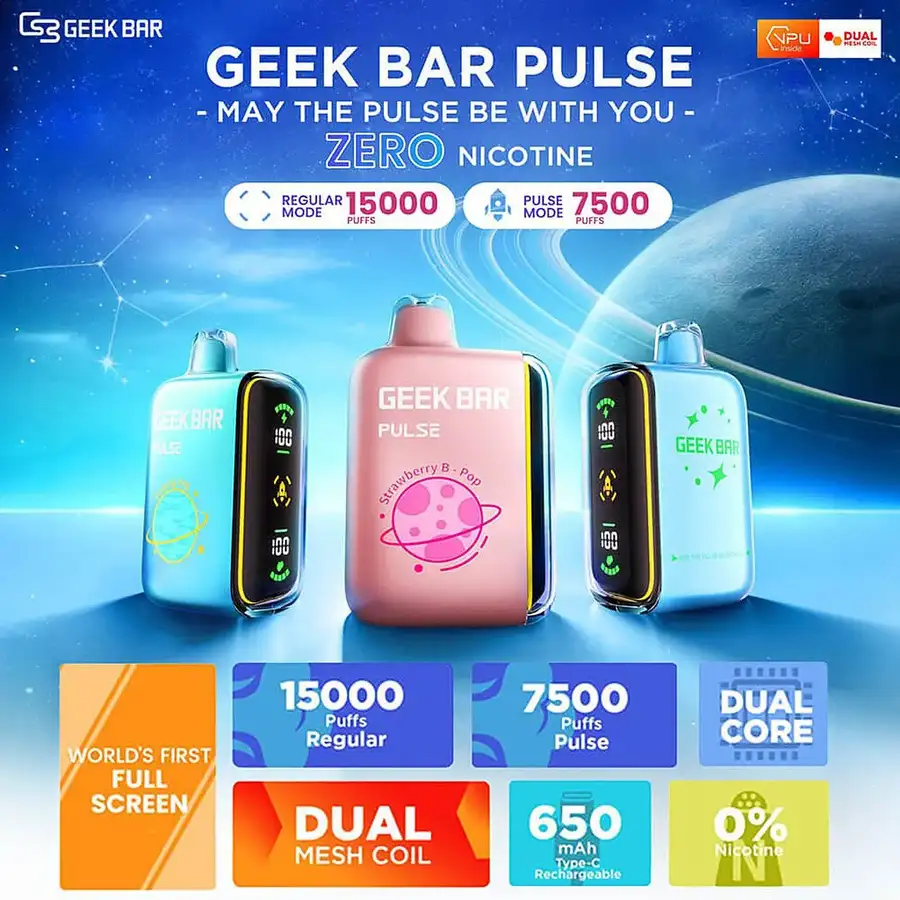 geek bar pulse no funciona Geek Bar Pulse X 25K 0% Zero Nicotine Disposable main image 1