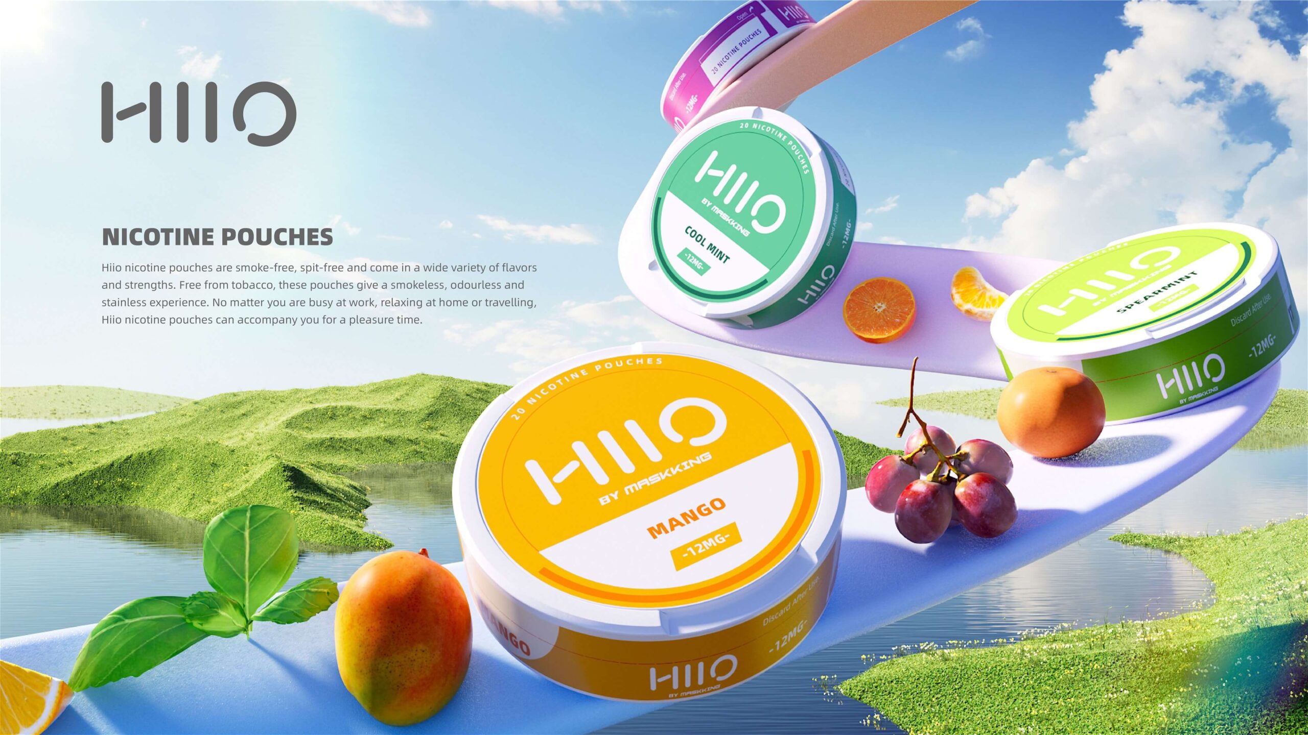 HILO by Maskking | 20 Pouches de 6mg Nicotina