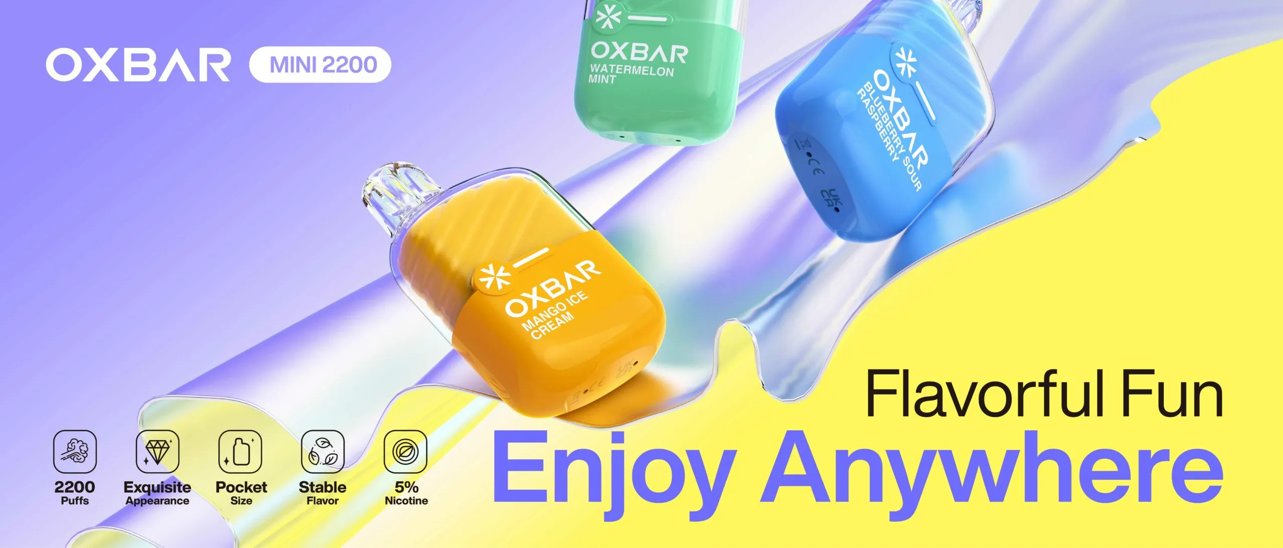 OXBAR Mini 2.2K | 5% Nicotina +2200 Puffs