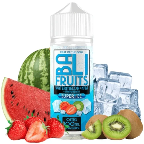 Bali Fruits - Wtrmn Kiwi Strawberry Super Ice - E liquid 100ml