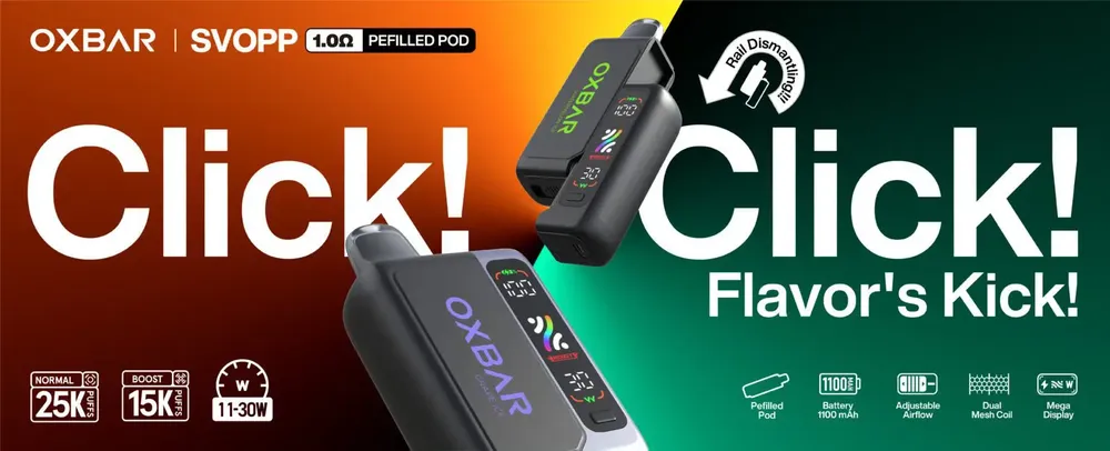 descripcion 1- OXBAR SVOPP 25K POD repuesto al mejor precio | Vapelab