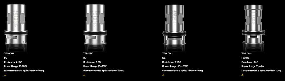 VooPoo - Resistencias de Repuesto TPP 3pcs