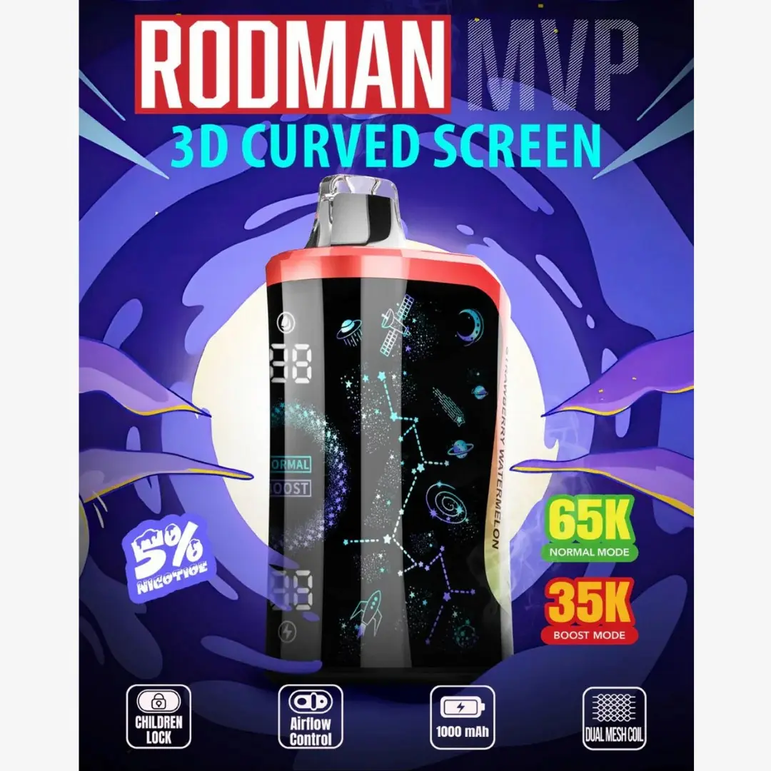Rodman MVP 65K Vape 5% Nicotina calidad y sabor | Vapelab