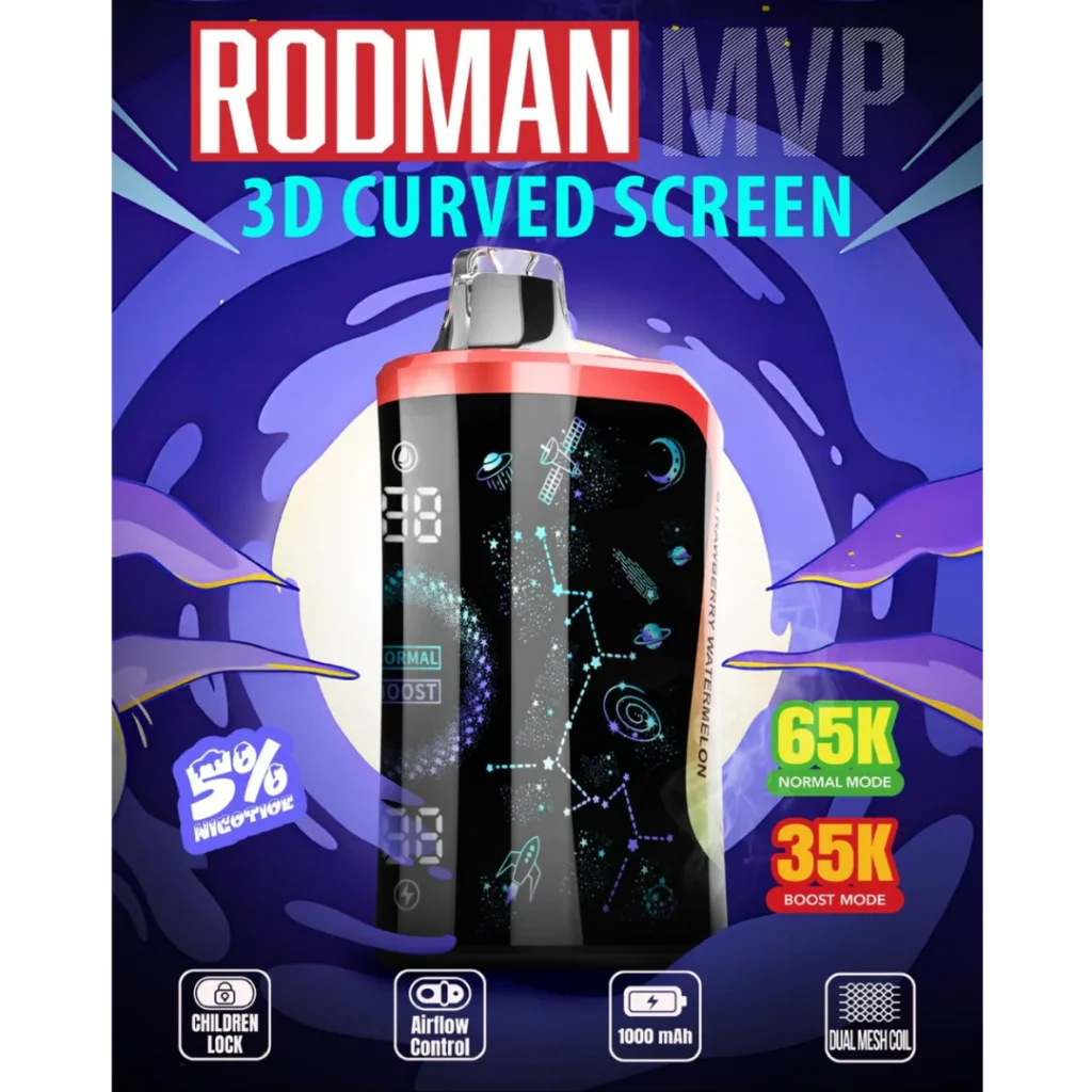 rodman mvp disposable vape 65k