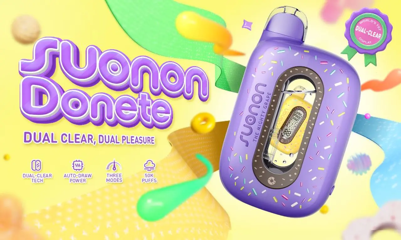 Suonon Donete 50K vape desechable 50000 puffs 5% nicotina con pantalla