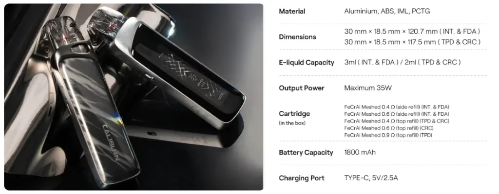 UWell - Caliburn G4 Pro KIT
