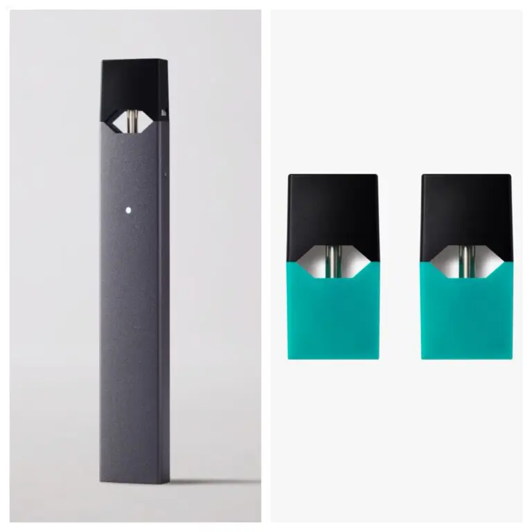 Pod system JUUL starter kit ejemplo de tipo de vape