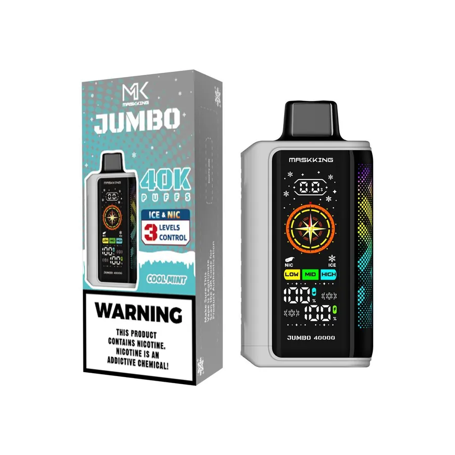 Cool Mint - Maskking Jumbo 40K Vape potente y alto rendimiento | Vapelab