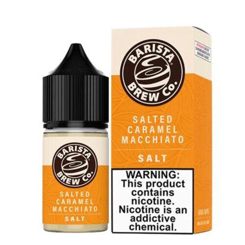 Barista Brew Co. Salted Caramel Macchiato | 30ml Nic Salts
